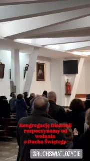 Kongregację Diakonii @ruchswiatlozycie rozpoczynamy od wołania o Ducha Świętego