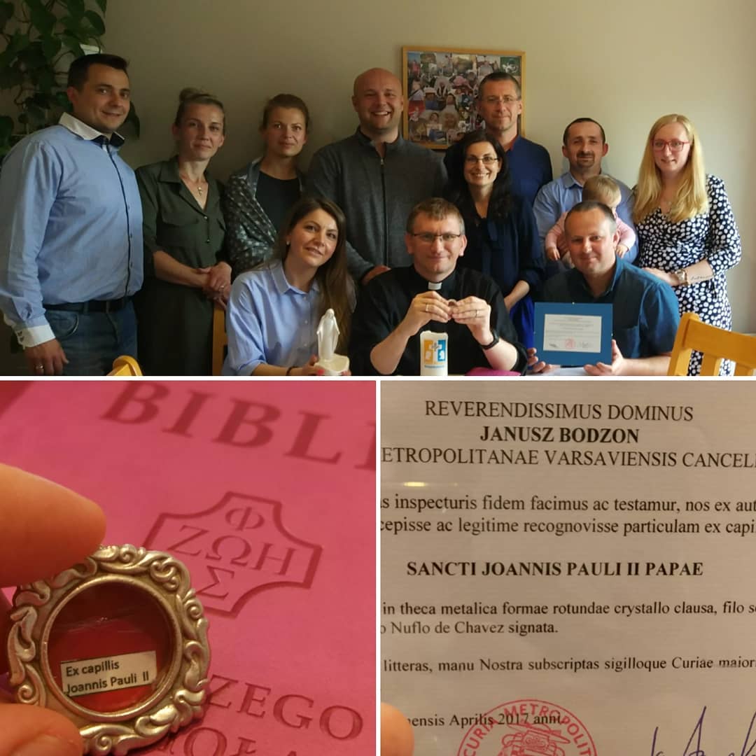 Jak wiadomo Jan Paweł II był bliskim przyjacielem Ruchu Światło-Życie, któremu towarzyszył już w jego pierwszych krokach