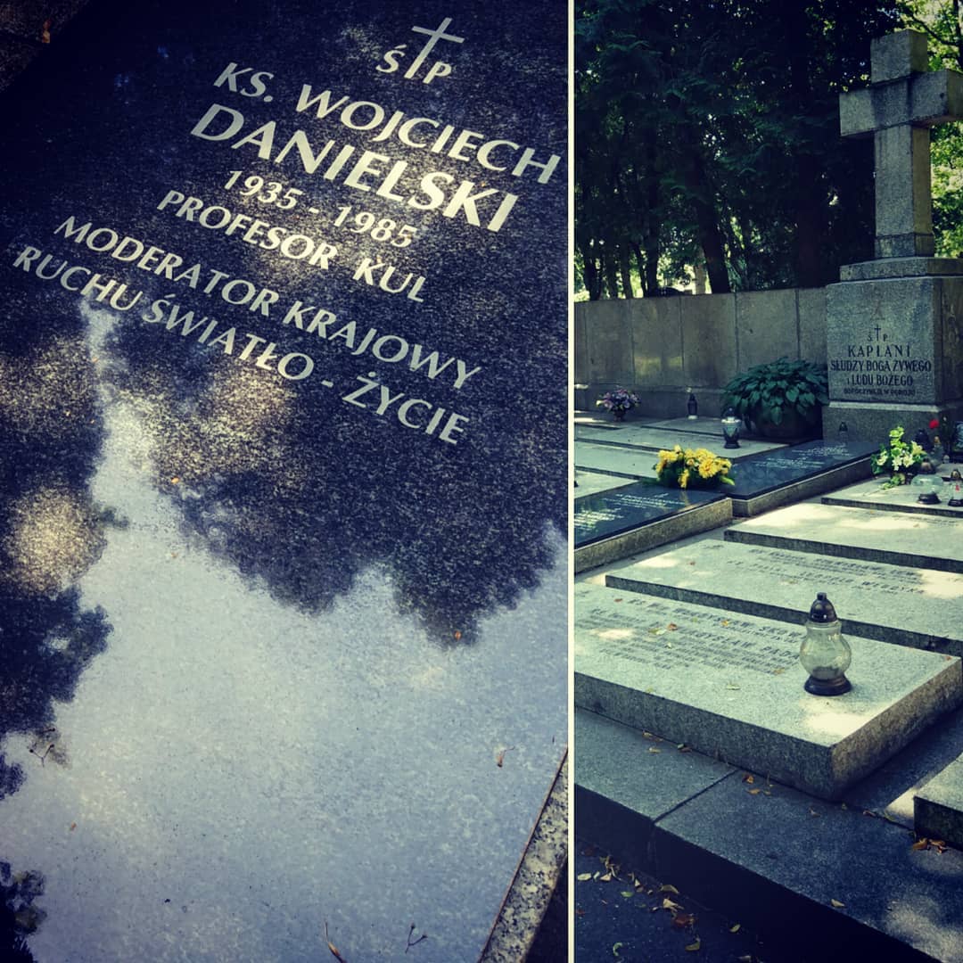 Jest jedno miejsce na Warszawskich Powązkach, które jest "moje". To grób ks. Danielskiego. Choć od mojej ostatniej wizyt