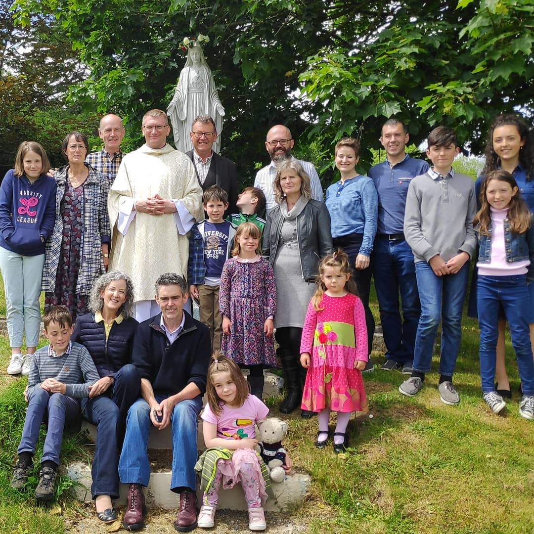Here we are! The first Irish community of the Domestic Church…