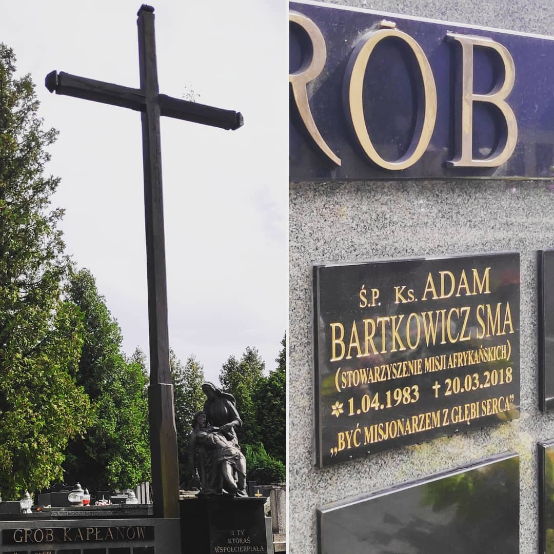 Niedzielny spacer po rodzinnym mieście, z uwzględnieniem cmentarzy.
Obok krewnych i znajomych którzy tu spoczywają, od