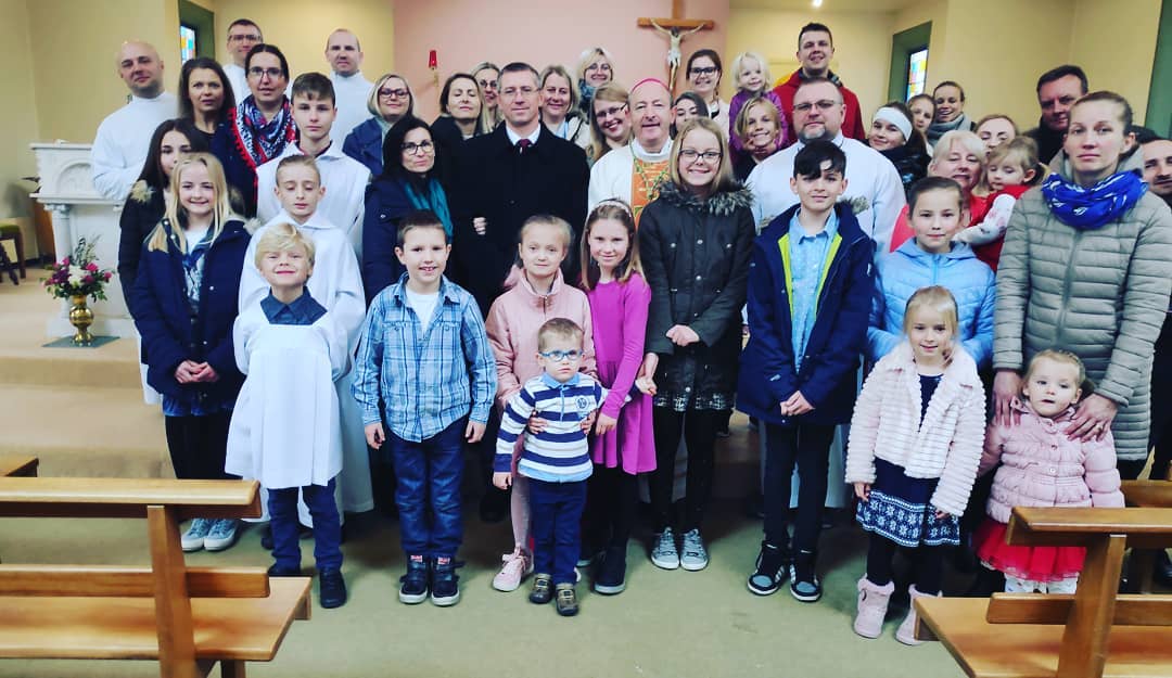 Dziś mieliśmy pierwszą Oazową Mszę Jedności we wspólnocie Ruchu Światło-Życie , która rozwija się w diecezji Waterford a