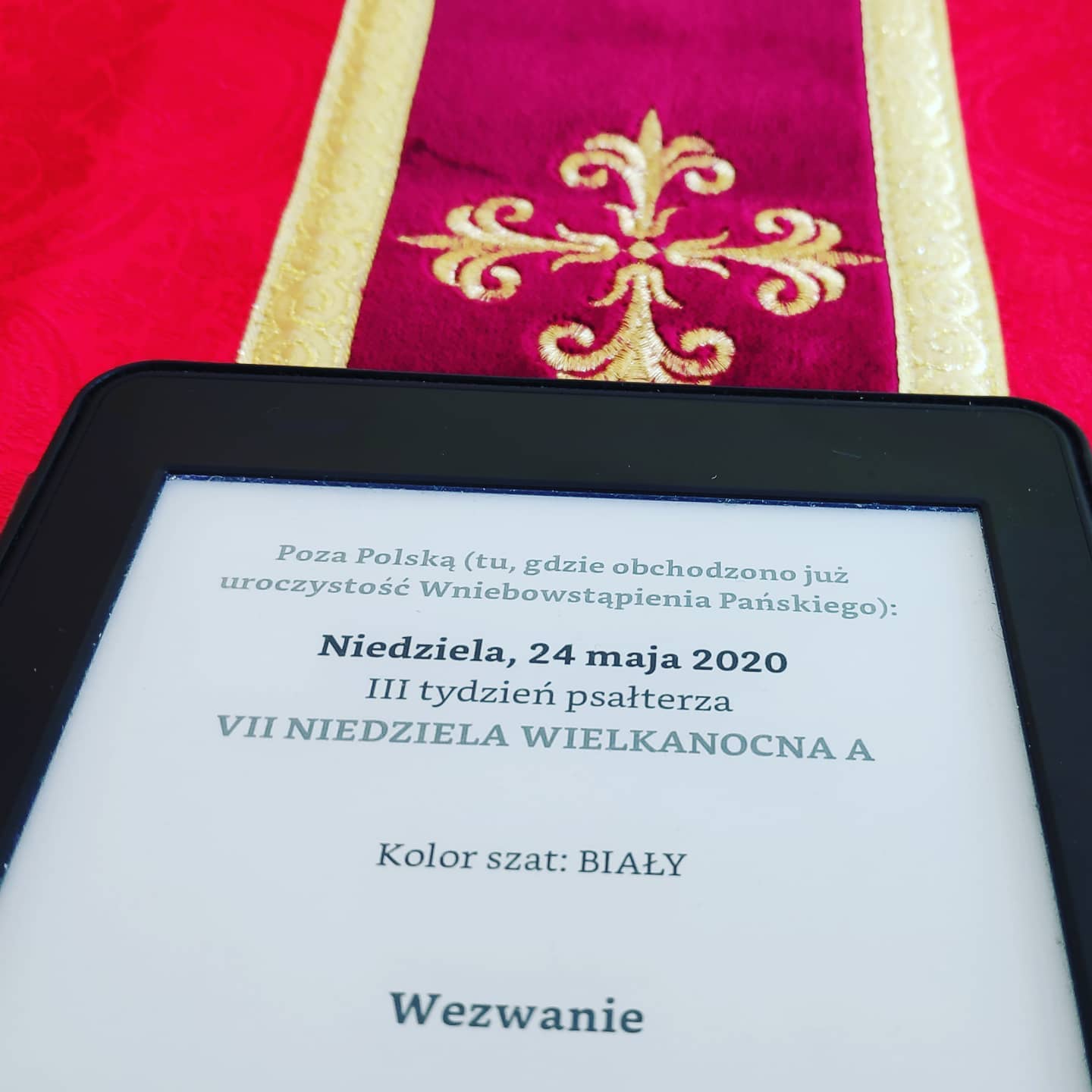 Witaj siodmo niedzielo wielkanocna. Tak dawno się nie…