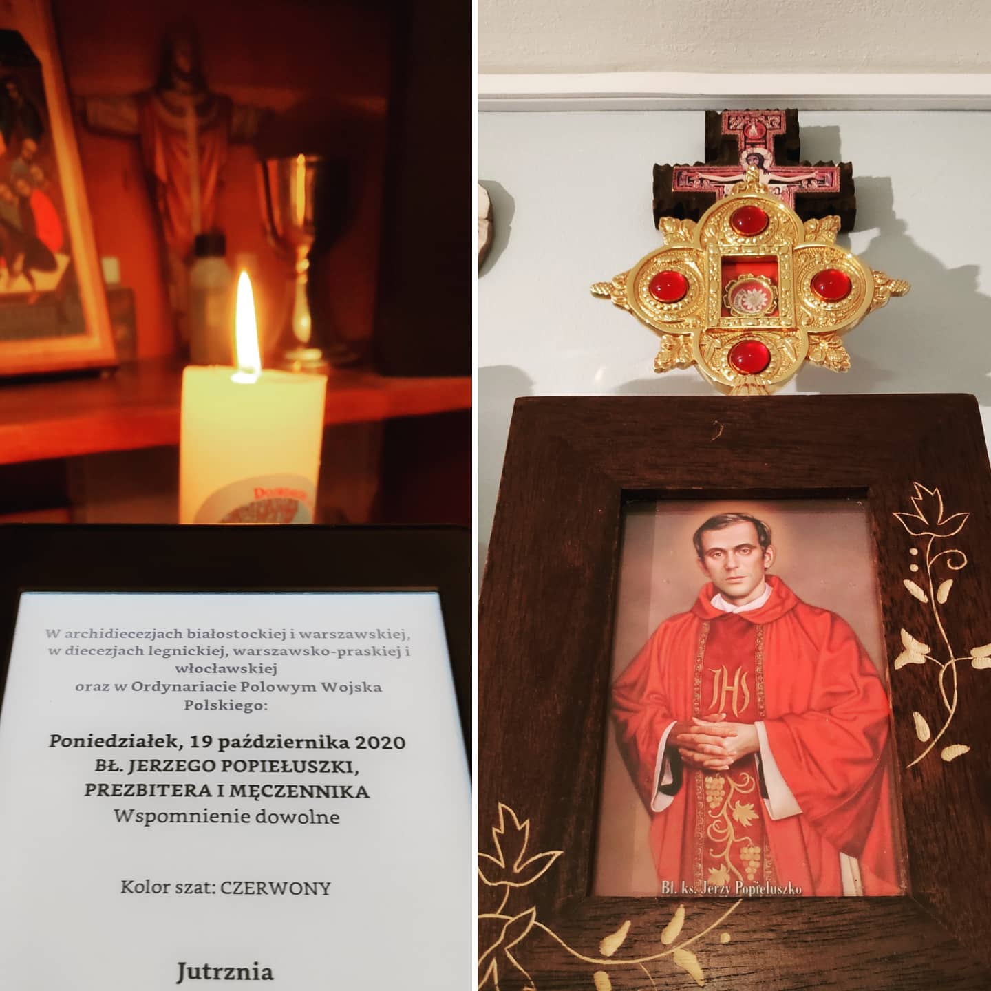 Dzisiejszy poranek patornem imienia czyli z Jerzym Popiełuszko…
