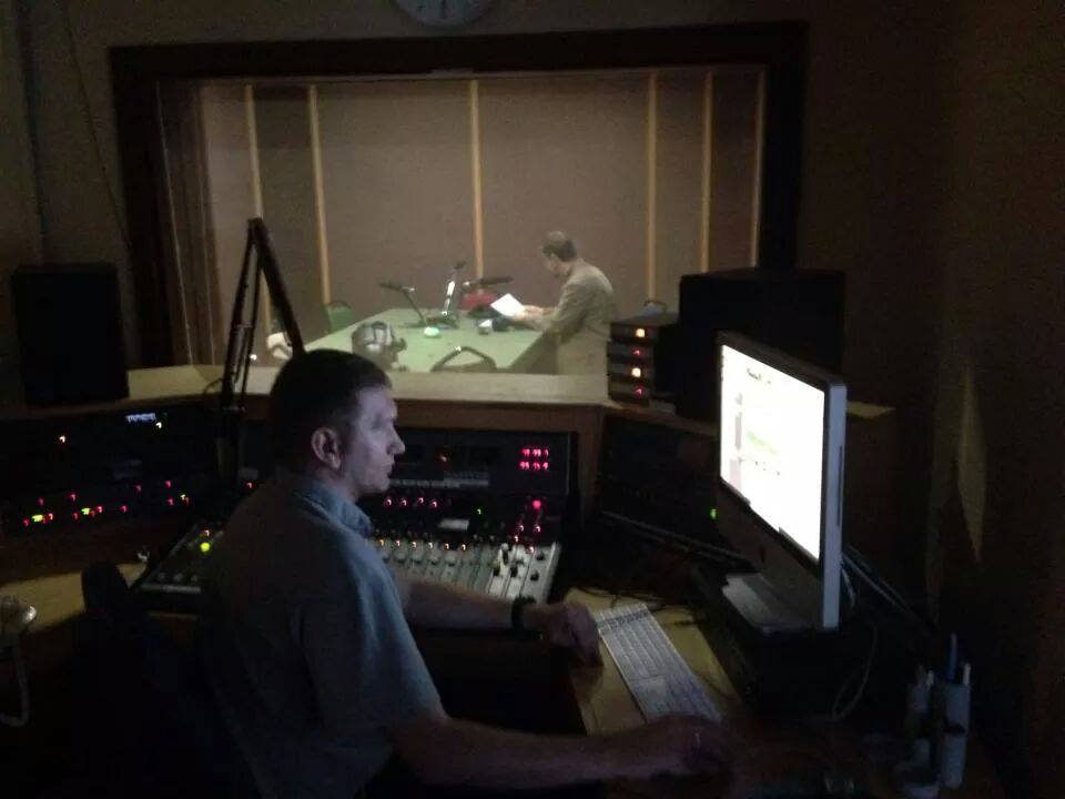 Recording voiceovers for the exhibition about Warsaw Uprising…