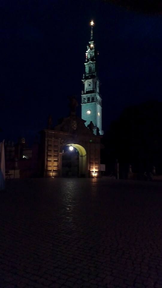 Jasna Góra by night. There's a custom in Poland to say a…