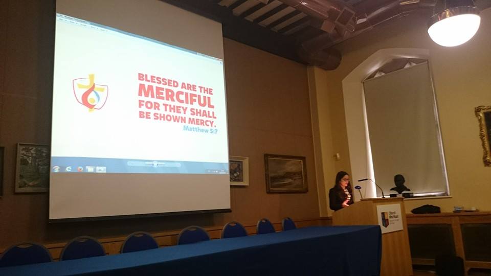 Today a representative from World Youth Days came to Maynooth…