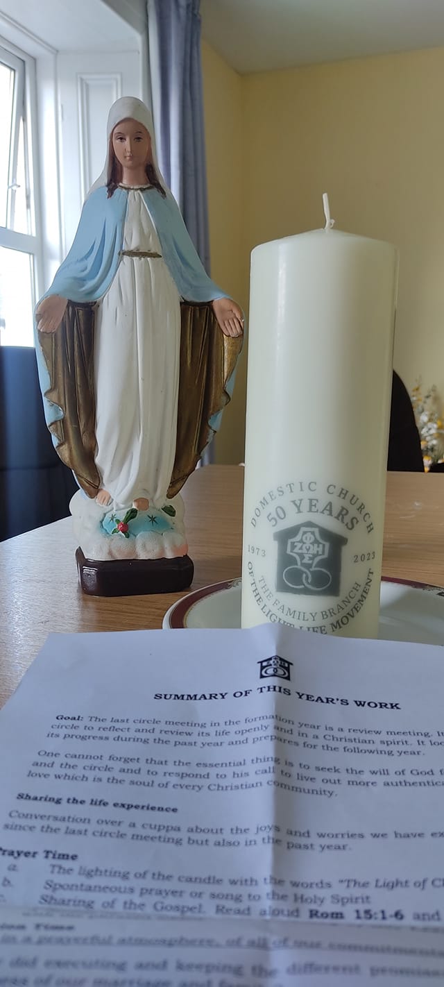 To conclude our formational year with the Irish circle of the…