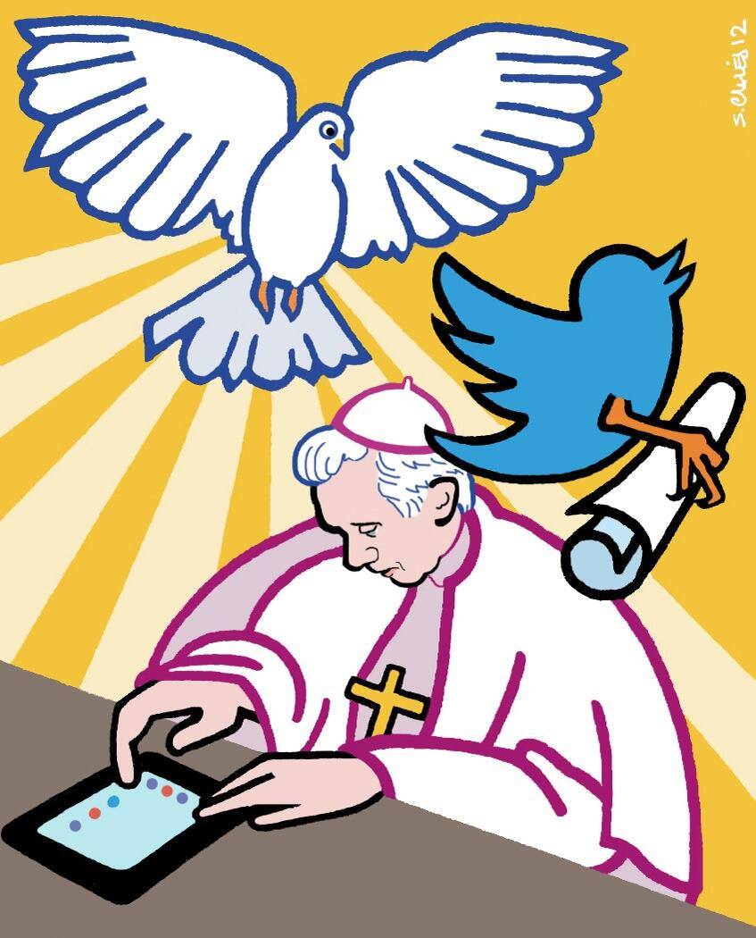 Wczoraj papieskiemu Twitterowi stuknął roczek, ludzie, którzy…