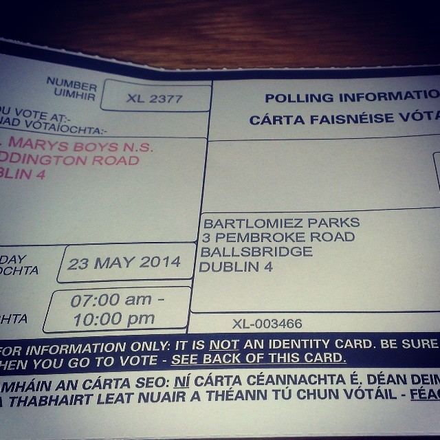 That's my pooling information card. If you know of anyone worth…