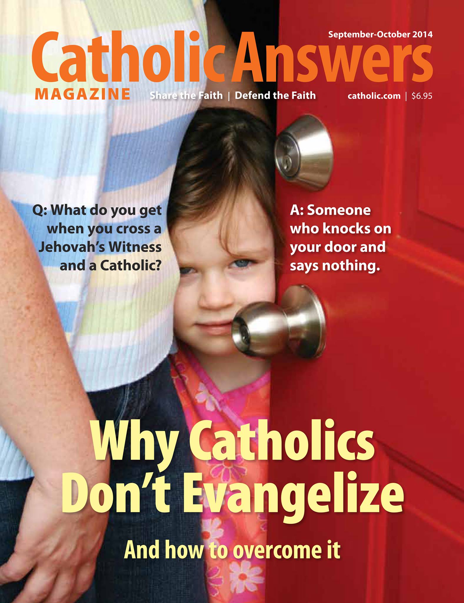 Okładka najnowszego Catholic Answers Magazine przypomina o wczorajszej "przeprawie", jaką mieli 