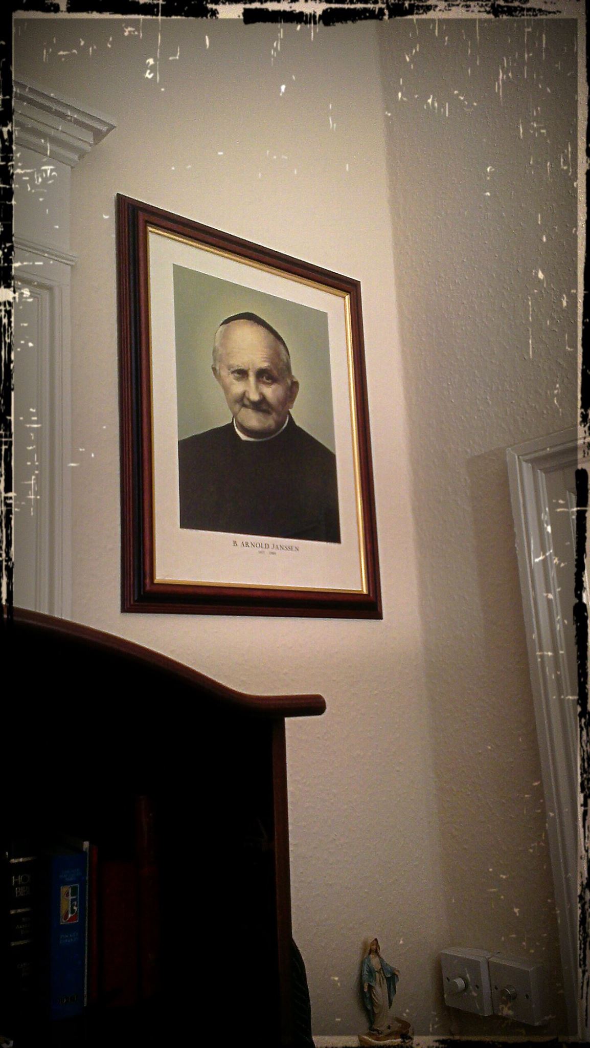 I found this quite a big image of our Founder Saint Arnold…