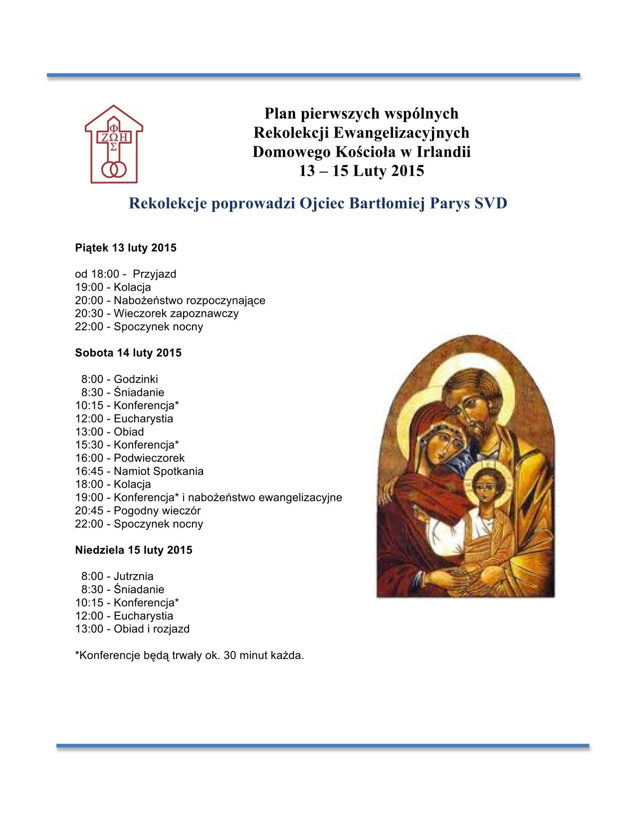 No i tak to się zaczęło wtedy. To były pierwsze rekolekcje…