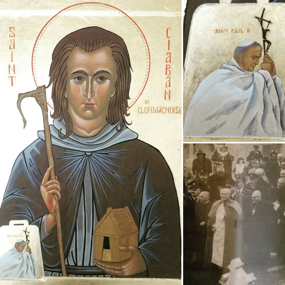 Specjalnie na dziś: Św.Ciarain i św. Jan Paweł II 1500 lat…