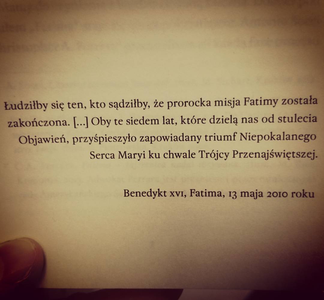 Słowo na dziś, w rocznicę początku objawień w Fatimie. Pośród…