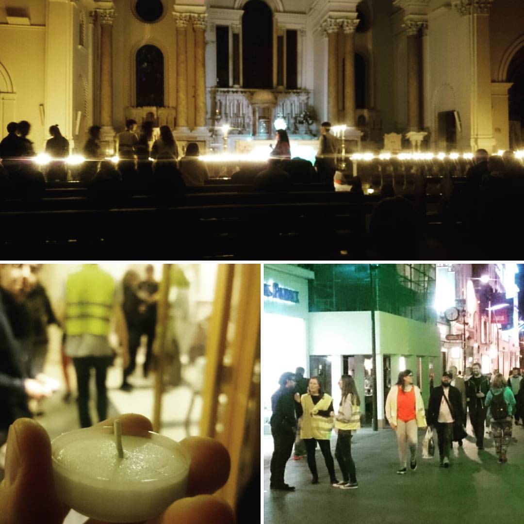 Another night of evangelising trough a very gentle signs :) Good to see that The Nightfever is still growing in Ireland,