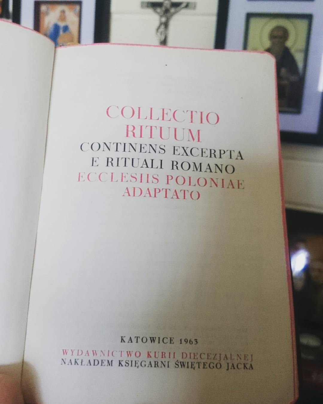 Finally after some years looking for an old ritual in Polish and Latin I have found one in a bookstore in the USA :) Arr