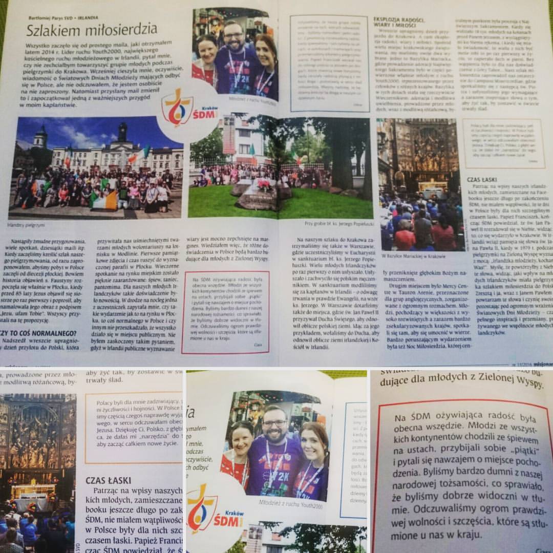 W Listopadowym numerze pisma Misjonarz, znajduje się mój…