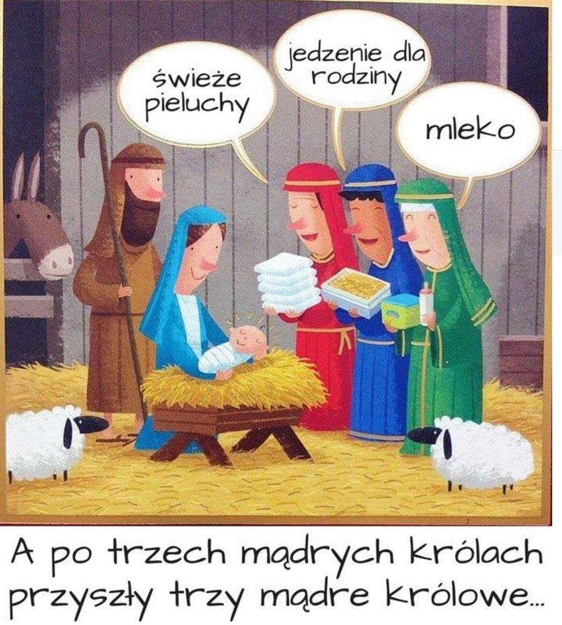 A teraz zdradzę Wam tajemnicę poliszynela. 
Wszystkie przedstawienia, że Trzej Mędrcy przyszli do stajenki są nieprawdzi