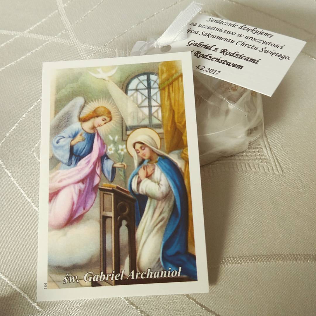 Weekend chrzcielny :) Dziś Gabriel chrzczony w małej górskiej…