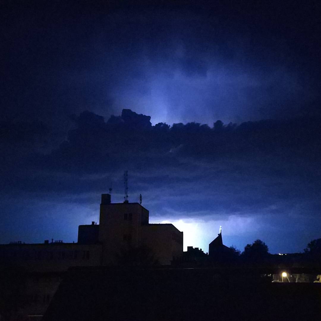 Nasz wczorajszy podkarpacki #Armageddon #Thunder #nofilter…