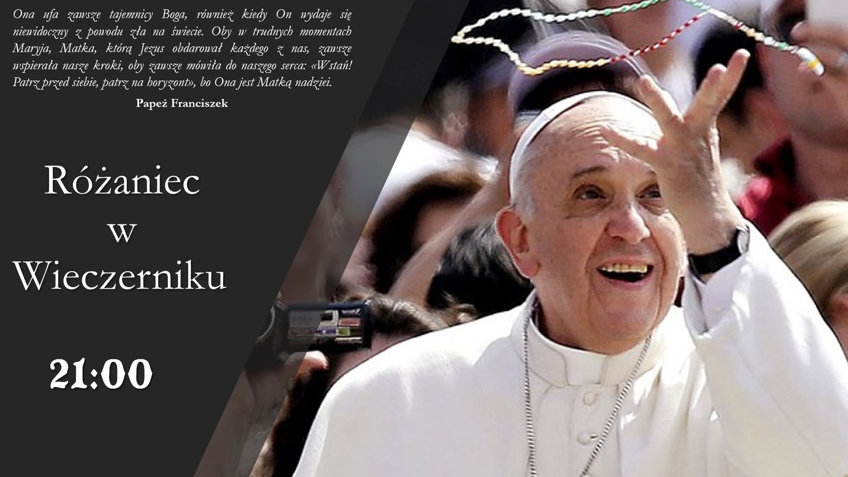 📿Dzisiaj w urodziny papieża Franciszka zapraszam na różaniec…