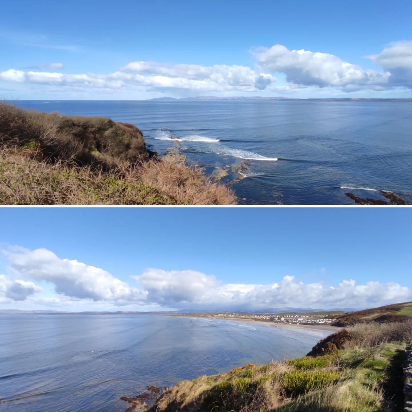 Poranny spacer różańcowy 📿 nad zatoką Rossnowlagh.…