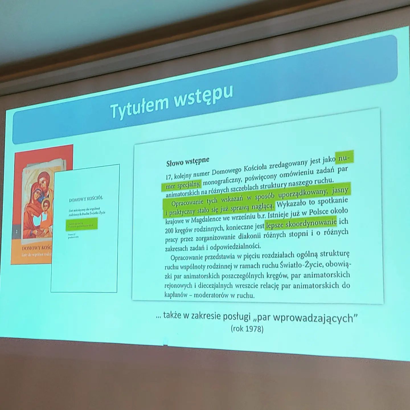 Drugi dzień rekolekcji to pokazanie roli "pary pilotującej",…
