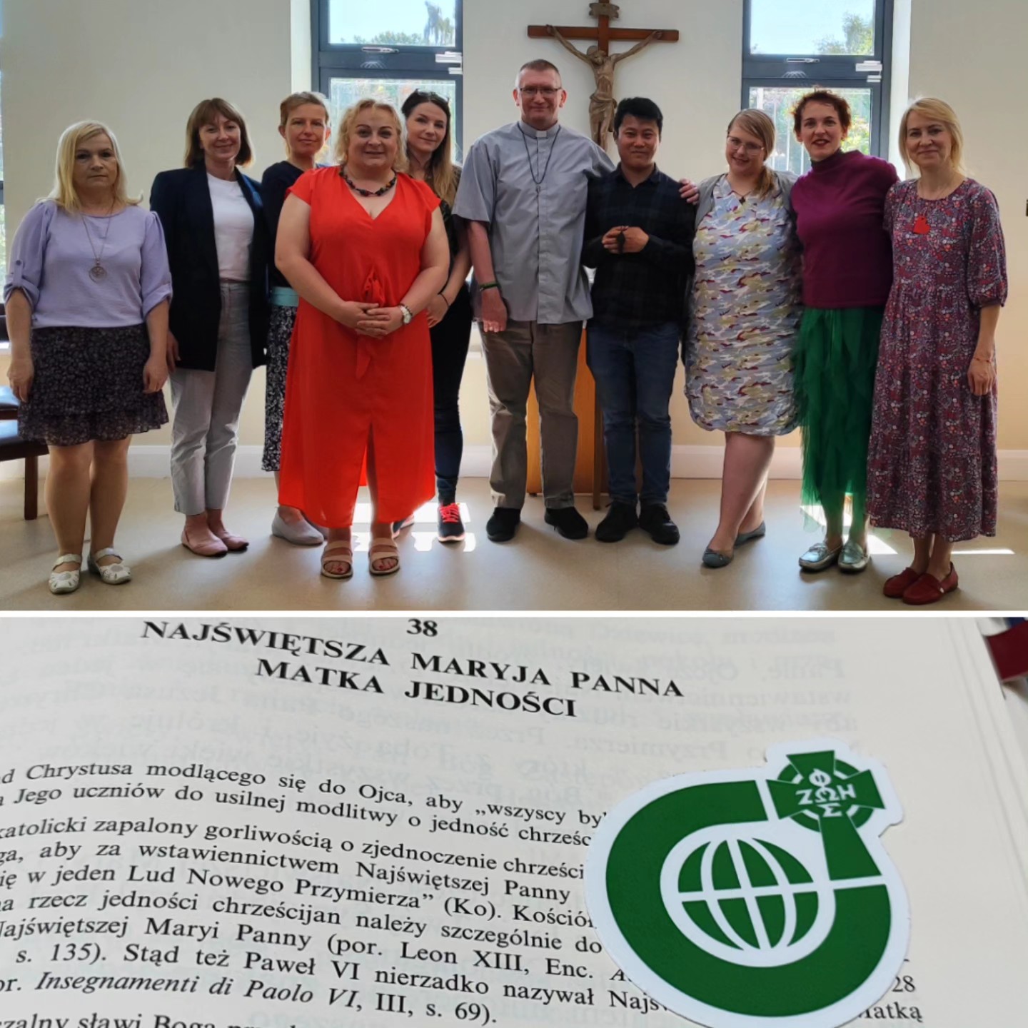 Dziś ostania w tym roku formacyjnym Eucharystia Jedności…