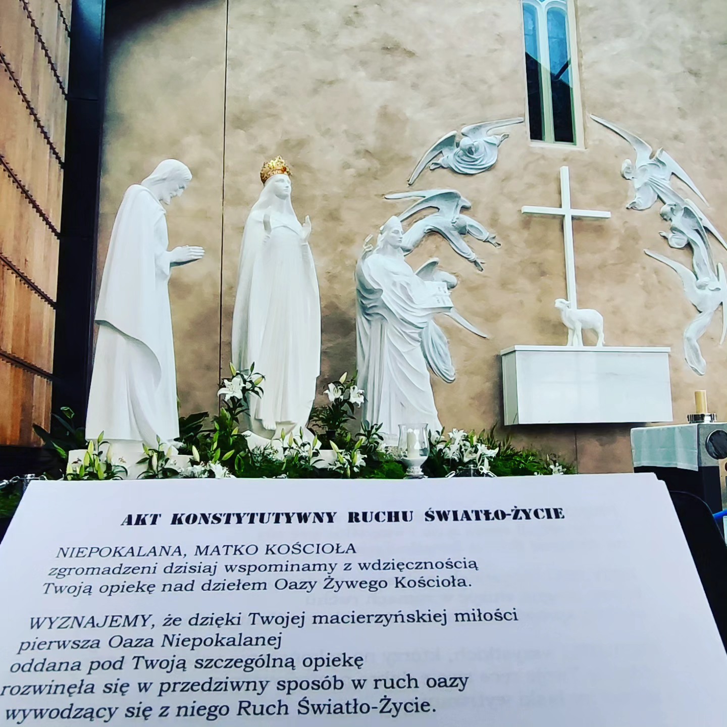 Dziś z przedstawicielami Wspólnoty Słowa Bożego…