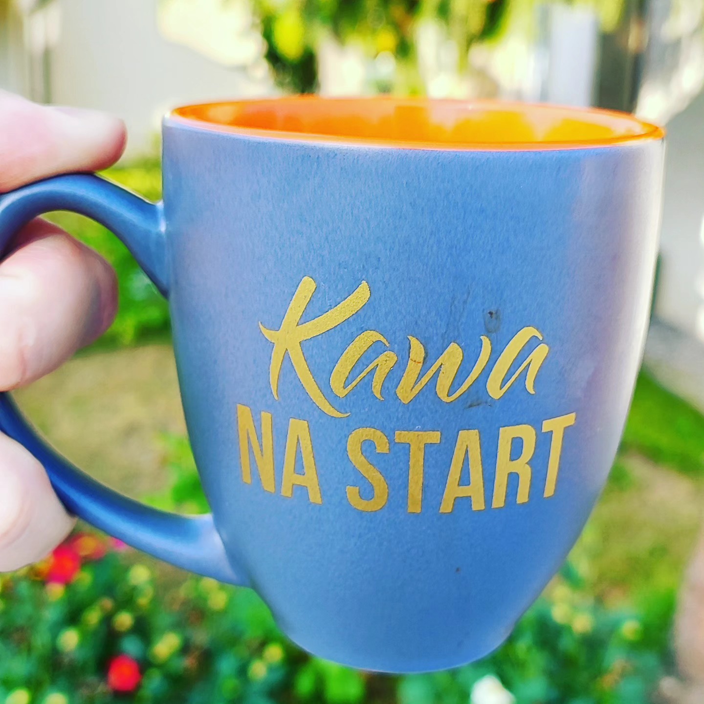 Początek dnia na Oazie z kawą w ręku w otoczeniu pięknej pogody…