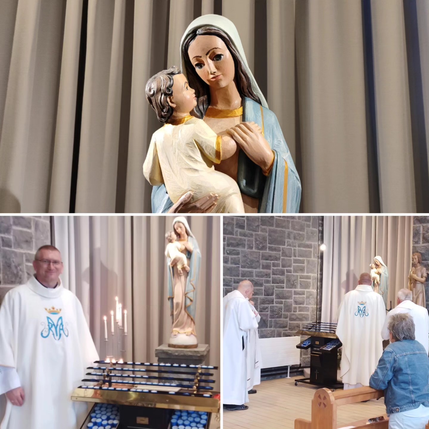 Kulminacyjnym punktem dnia rekolekcyjnego była Eucharystia połączona z aktem oddania naszej wspólnoty Matce Bożej z Dona