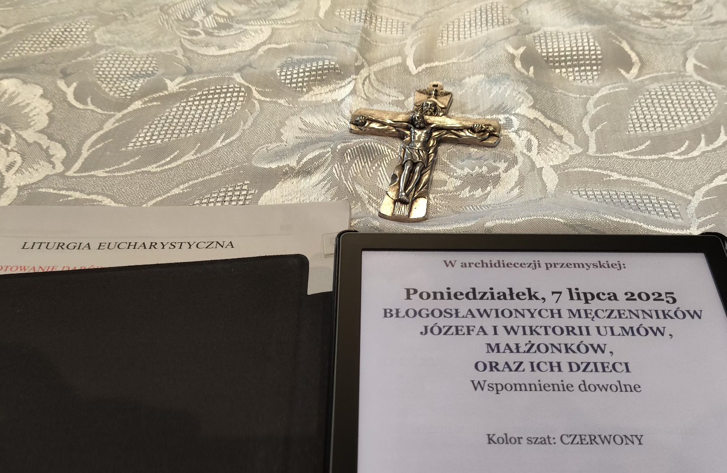 Dzisiejsza Eucharystia sprawowana w domu małżeństwa…