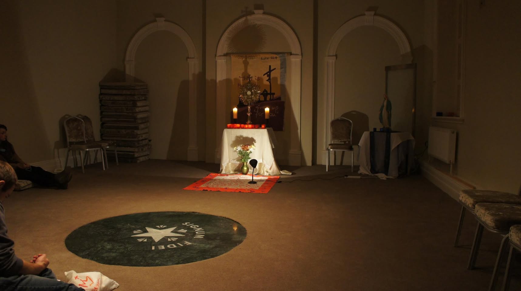 There is nothing more precious than seeing young people in the middle of the night  before the Blessed Sacrament, singin